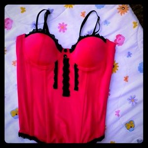 Pink Corset 34B NWOT