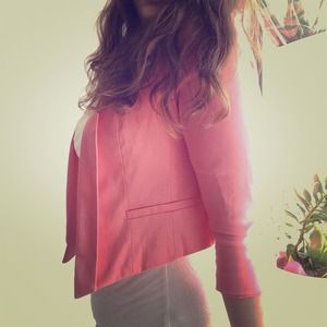 Cropped Pink Blazer