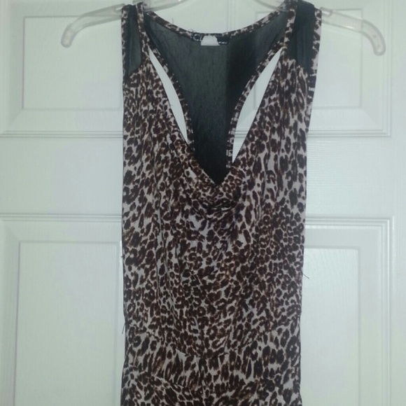 CHEETAH PRINT JUMPSUIT (FITTED) - Picture 2 of 4
