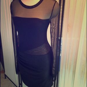 Black bcbg cocktail dress