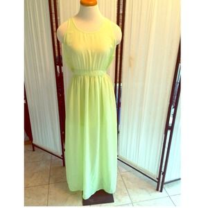 Lime green maxi