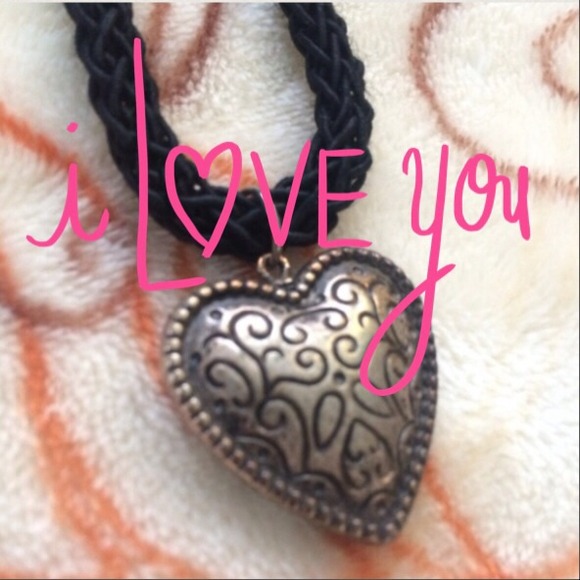 🌹 Lovely! Dark Heart Sterling Silver