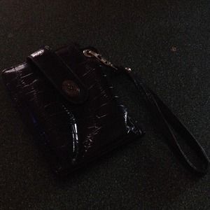 Black cell phone WRISTLET
