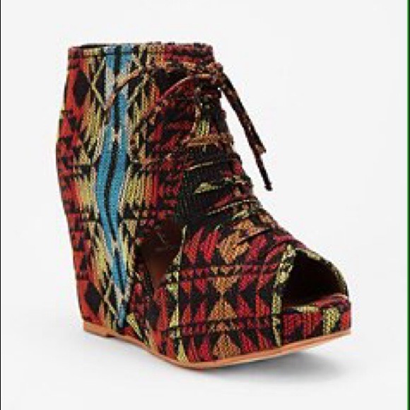 Jeffrey Campbell Navajo pattern wedges