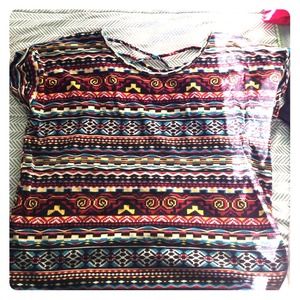 Aztec Tribal detailed FOREVER21 shirt💕