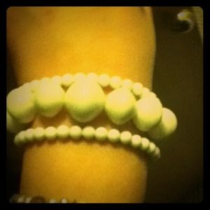 Wicked white Bracelet set