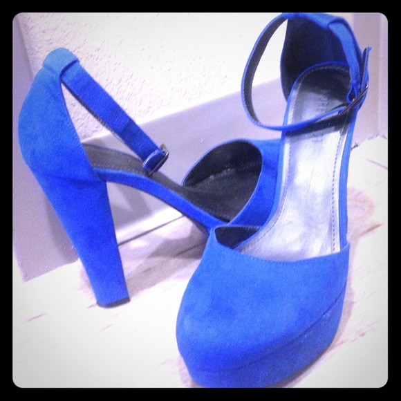 Royal Cobalt Blue Forever 21 platform Hills