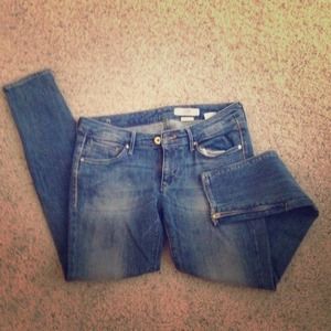 Faded stretchy skinny jeans