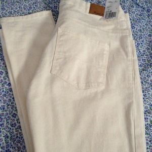 Forever 21 Cream Pants/jeans