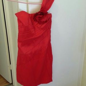 Beautiful red off the shoulder dress