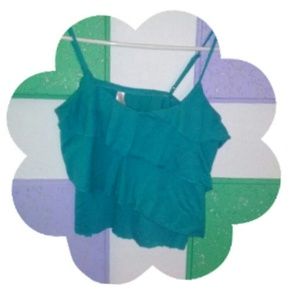 Layered Ruffled Loose tank!