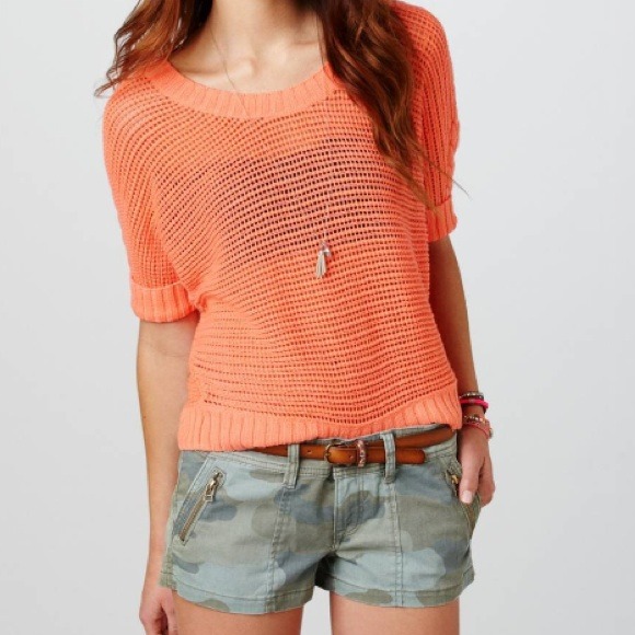 🚫SOLD🚫 Pink American Eagel Short sleeved sweater
