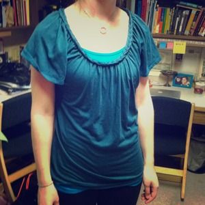 Faded Glory Forest Green Shirt