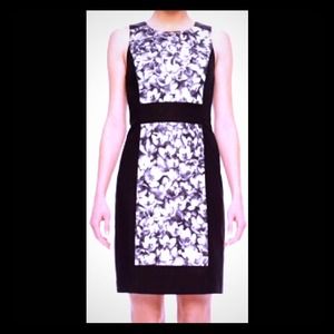MICHAEL KORS Black & Floral Color block Dress!