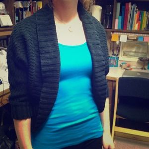 Maurice's black shrug sweater