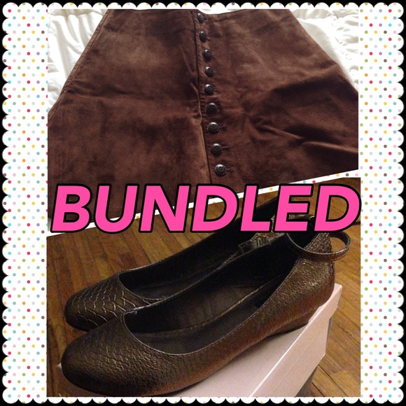 Leather/Suade skirt