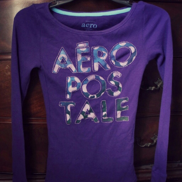 Purple Aeropostale Sweater Thermal