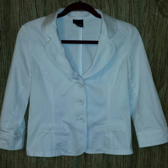 White Blazer Top