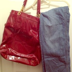 Bundle: purse and jeans