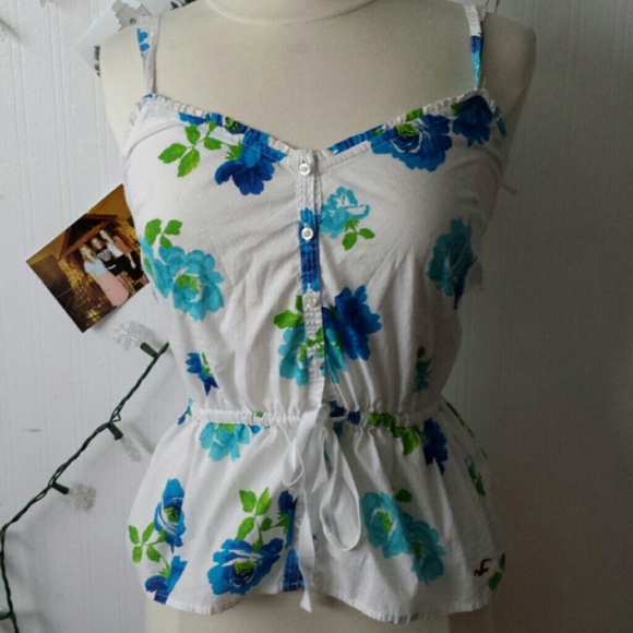 Floral Hollister Top