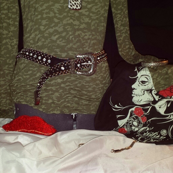 Blinged out belt