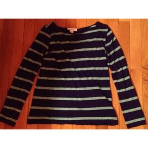 Blue striped long sleeve