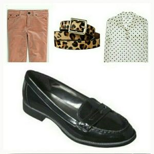 Black Meri Penny Loafers