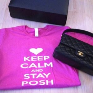 XL - keep calm and stay posh tee