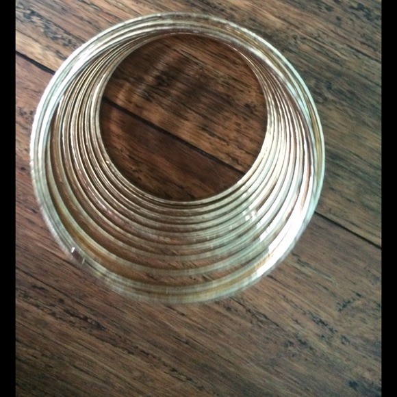 Statement Gold Bracelet - Picture 2 of 2