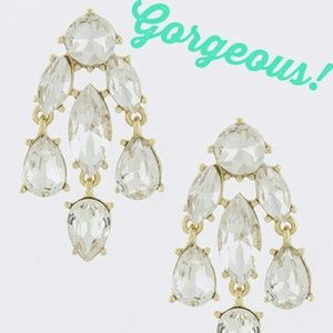 SOLD Chandelier Crystal Earrings