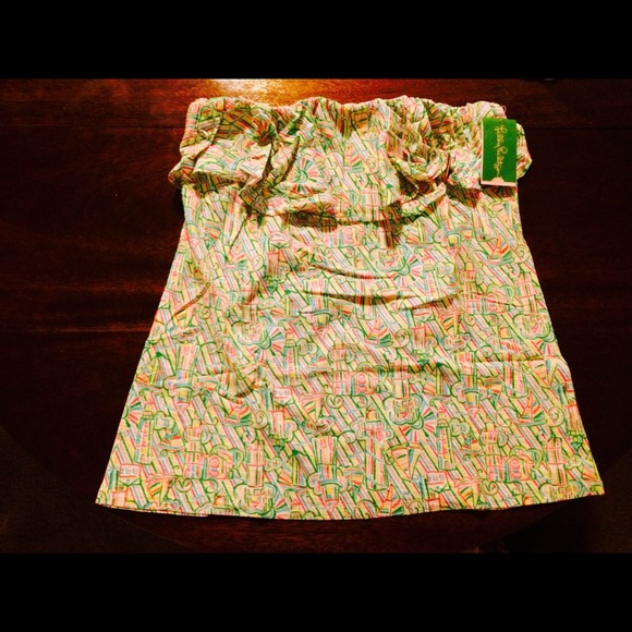 Lilly Pulitzer Tops - Lilly Pulitzer 'Wiley' Tube Top in 'Guiding Light'