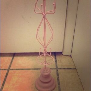 Necklace/earring holder.