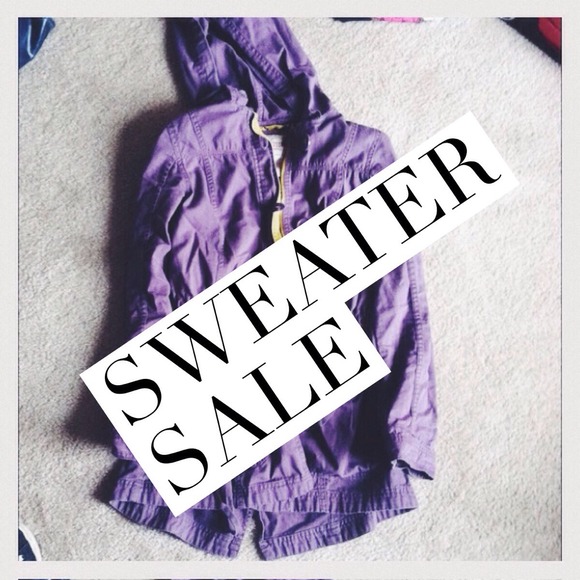 Purple trench coat