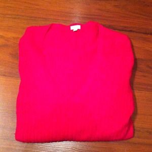 J Crew Cable V-Neck Sweater