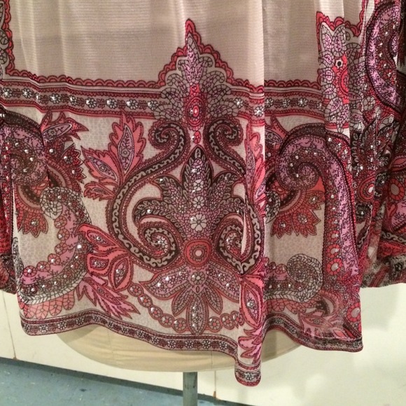 Pink & Gray Top - Picture 3 of 4