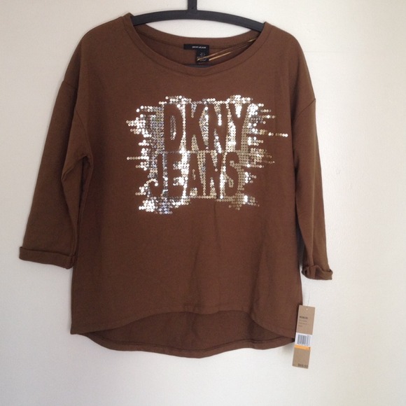 DKNY pullover tee