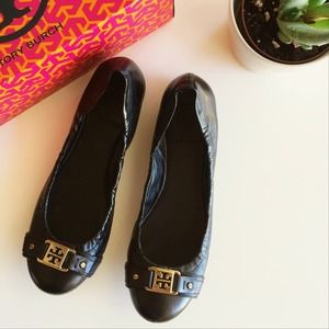 Tory Burch Shoes - Tory Burch Ambrose Flats in Black Tory Burch Shoes - Tory Burch Ambrose Flats in Black