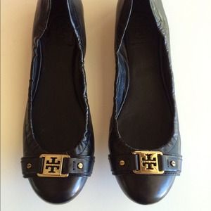 Tory Burch Shoes - Tory Burch Ambrose Flats in Black Tory Burch Shoes - Tory Burch Ambrose Flats in Black