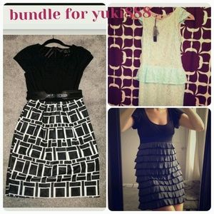 Belted dress, mint lace dress, ruffle dress