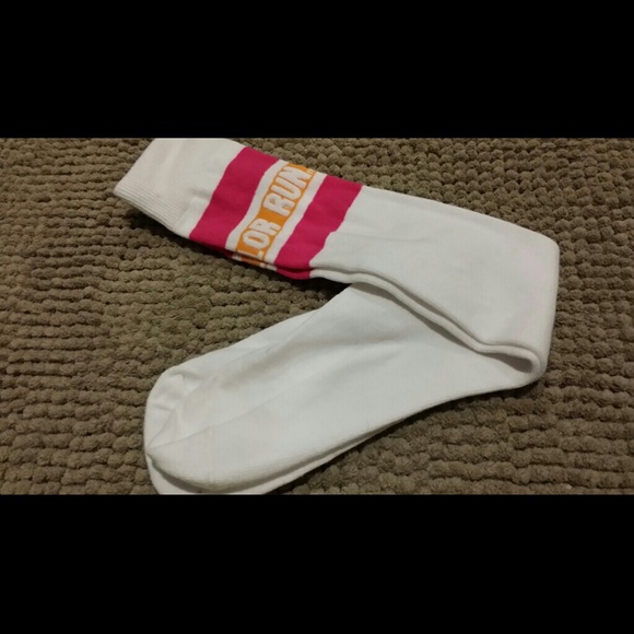 Color Run Knee High socks
