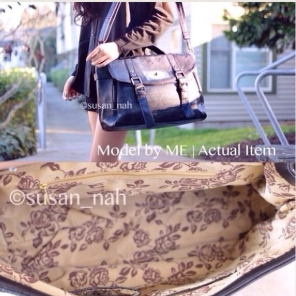 Vintage messenger shoulder bag - Picture 4 of 4