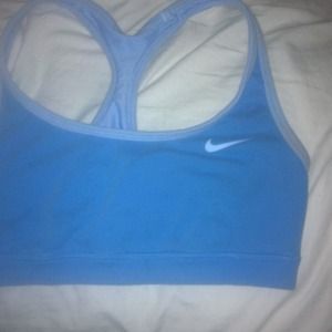REVERSIBLE Nike sports bra!!! blue