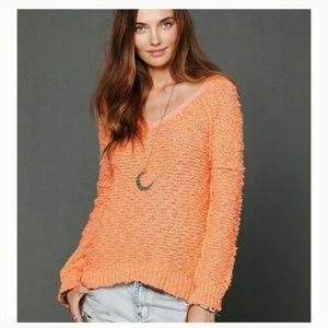 Free People Shaggy Bear Songbird Pullover