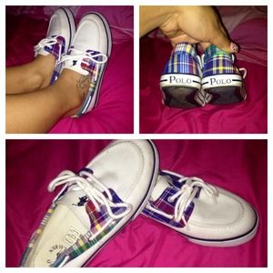 Size 2 in kids Ralph  Lauren Polo shoes!