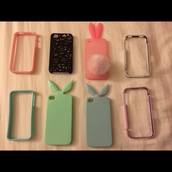 BUNDLE of 8 iPhone 4/4S cases