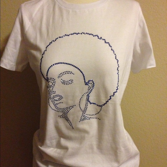 Afro Diva bling t- shirt
