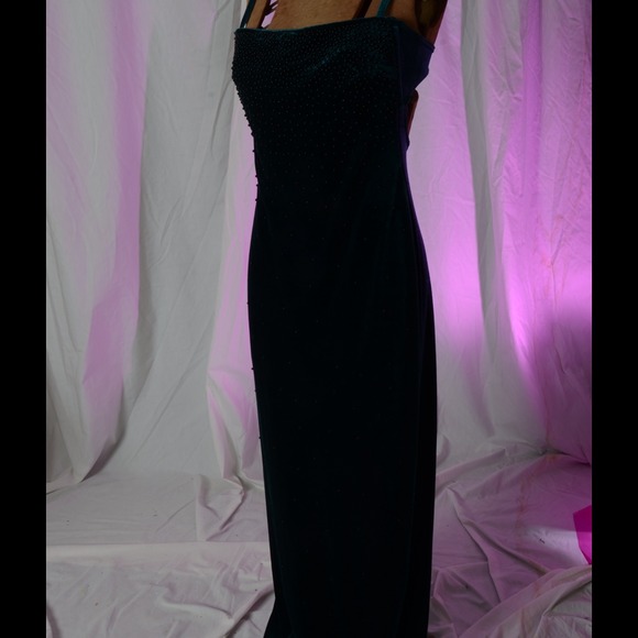 Green formal dress