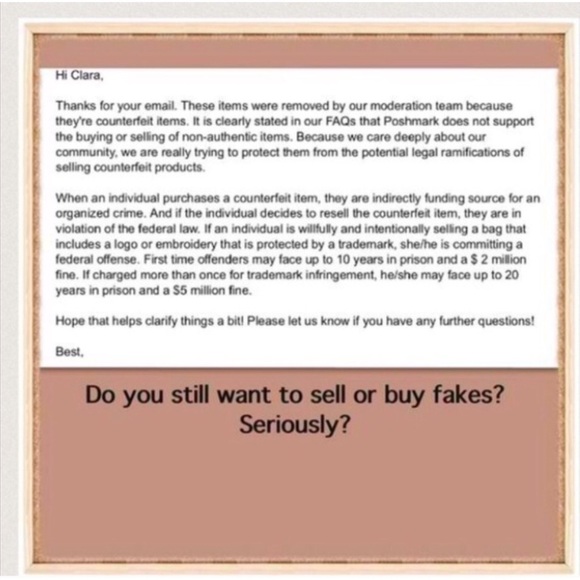 🚫Willful Buying/Selling of Counterfeits/Fakes🚫 - Picture 2 of 2
