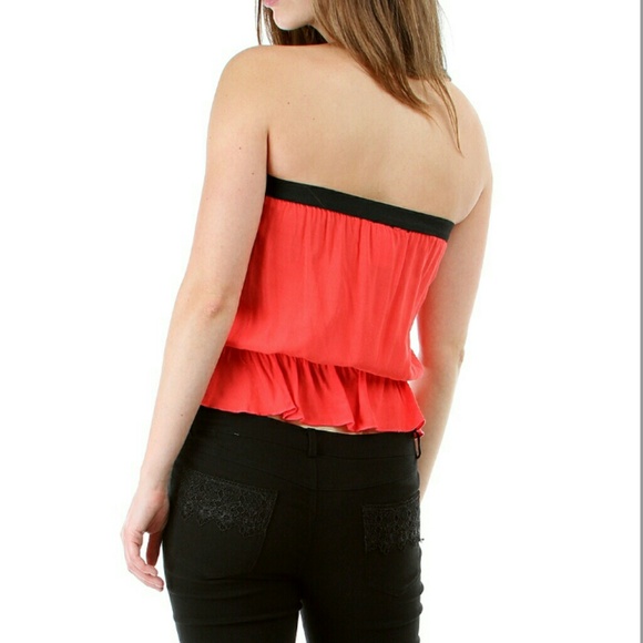 Coral Tube Top - Picture 4 of 4