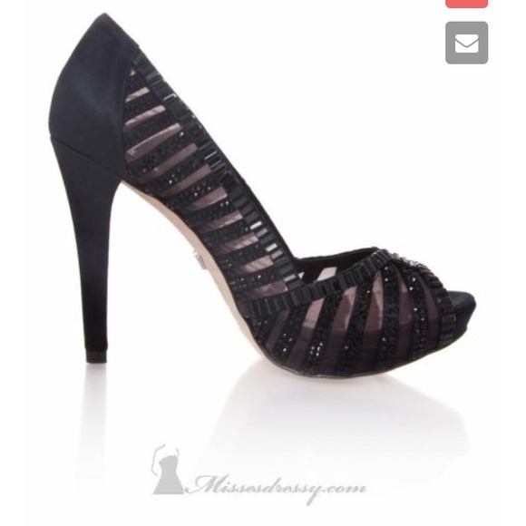 ABS Shoes - 🌷HP 5/3/14💐Stiletto black evening heels